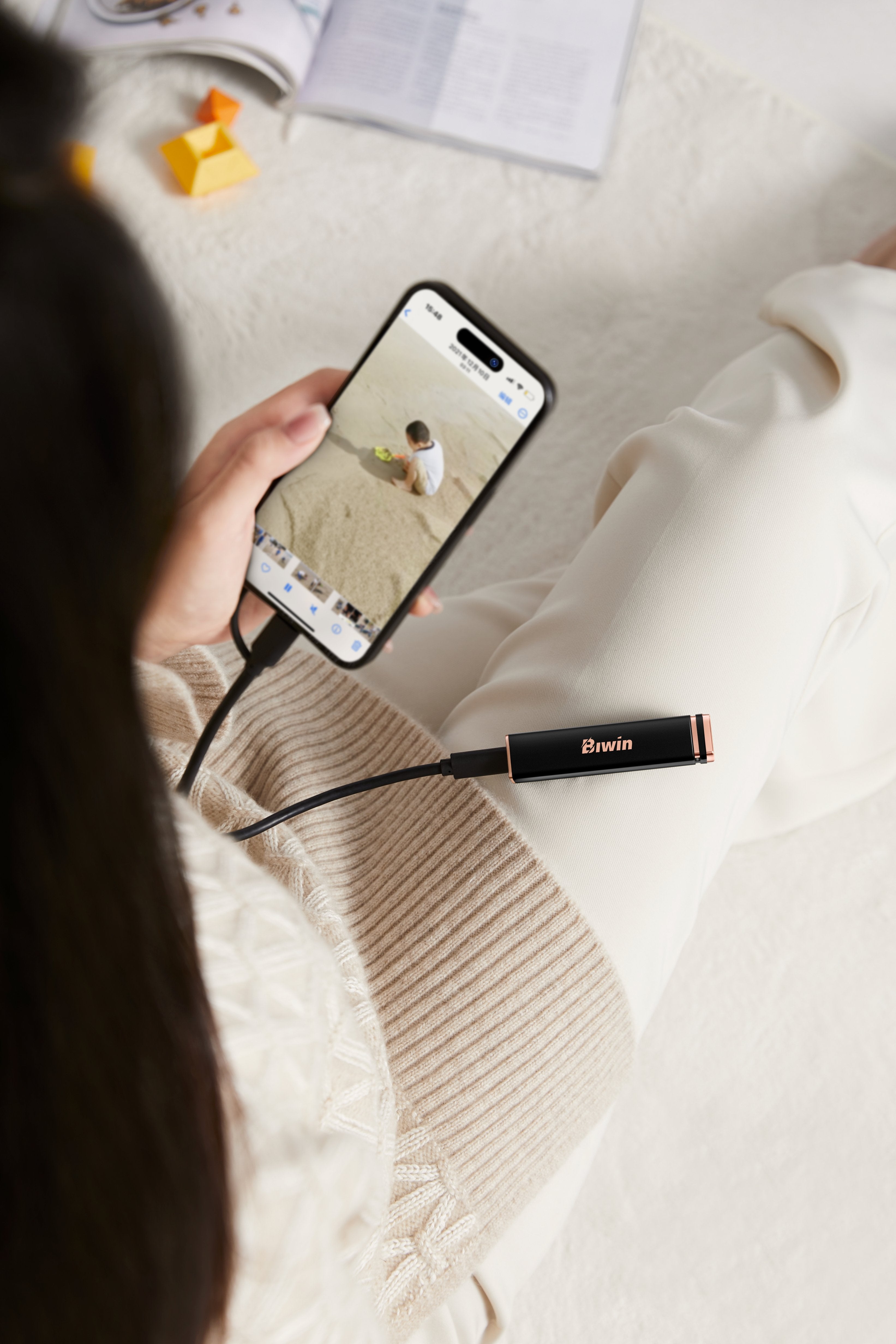 EAN 6955914622135 - Biwin PD2000 1 TB USB Tipo C USB 3.2 Gen 2x2 Negro imagen 10