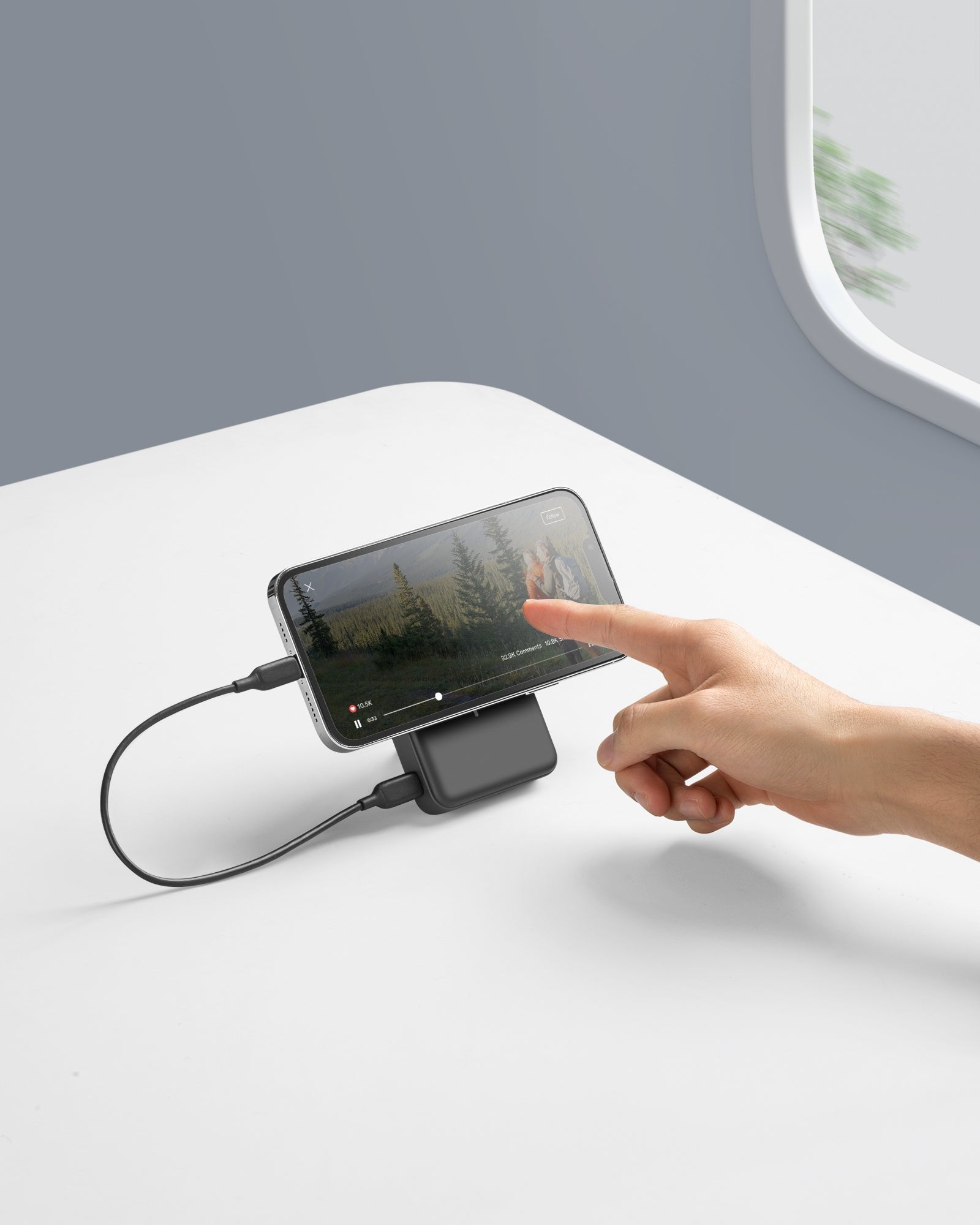 Powerbank Anker 633 Magnetic Battery Mag-Go 10000 Mah Czarny