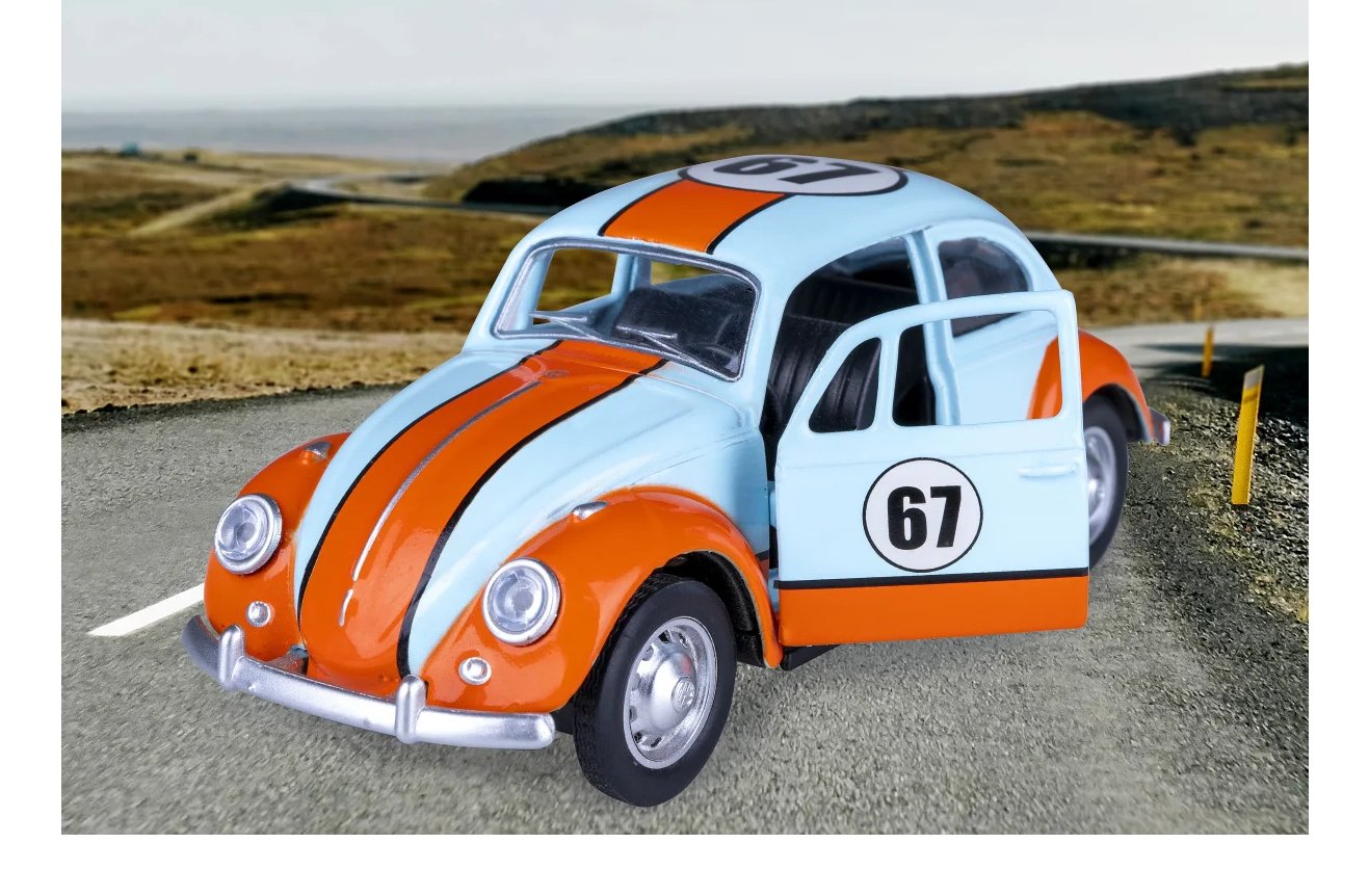 Jamara Volkwagen Beetle 1967 1:38 Azul Claro 3+