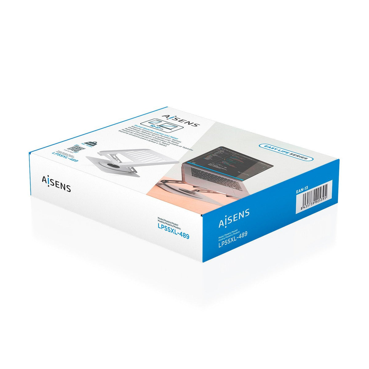 Soporte De Sobremesa Aisens Lp5sxl-489 Para Portátil De 10-17' Hasta 3kg