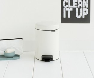 Brabantia 112126 Papelera 3 L Alrededor Blanco
