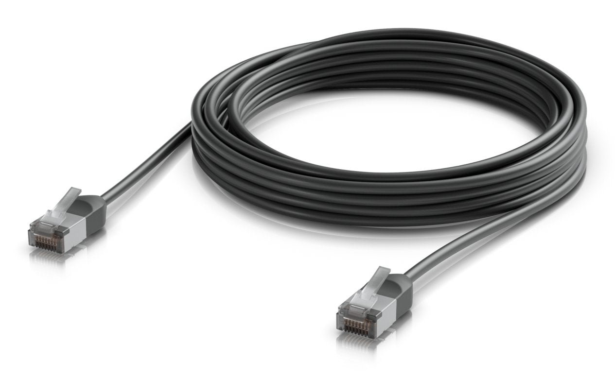 Ultra-Thin, Rugged, Shielded Outdoor Patch Cable For 10