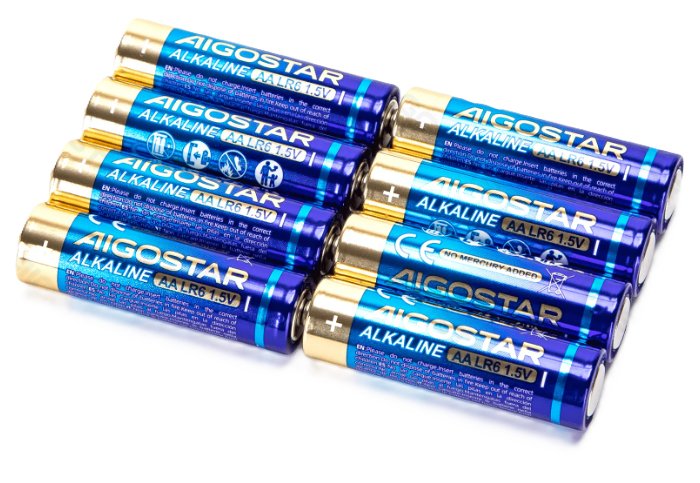 Pila Alcalina Lr6 (Aa) 1.5v 8 Uds Aigostar