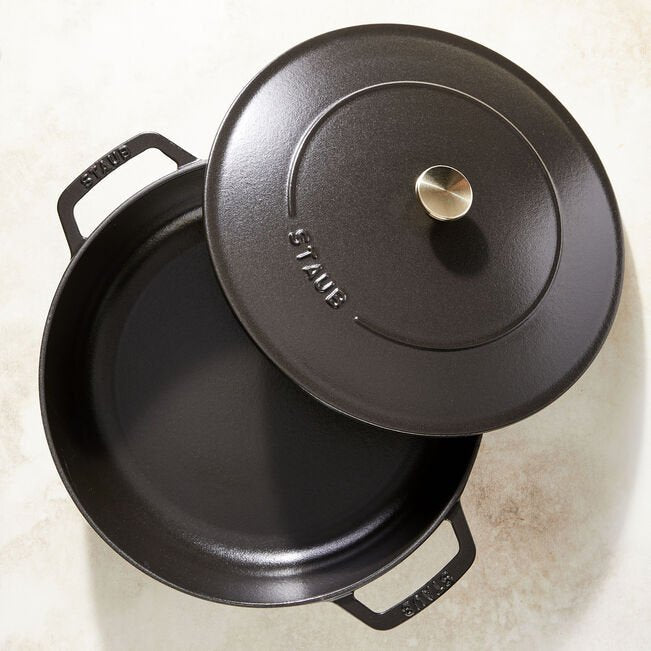 Staub Brter Chistera 28 Cm Schwarz, Gusseisen