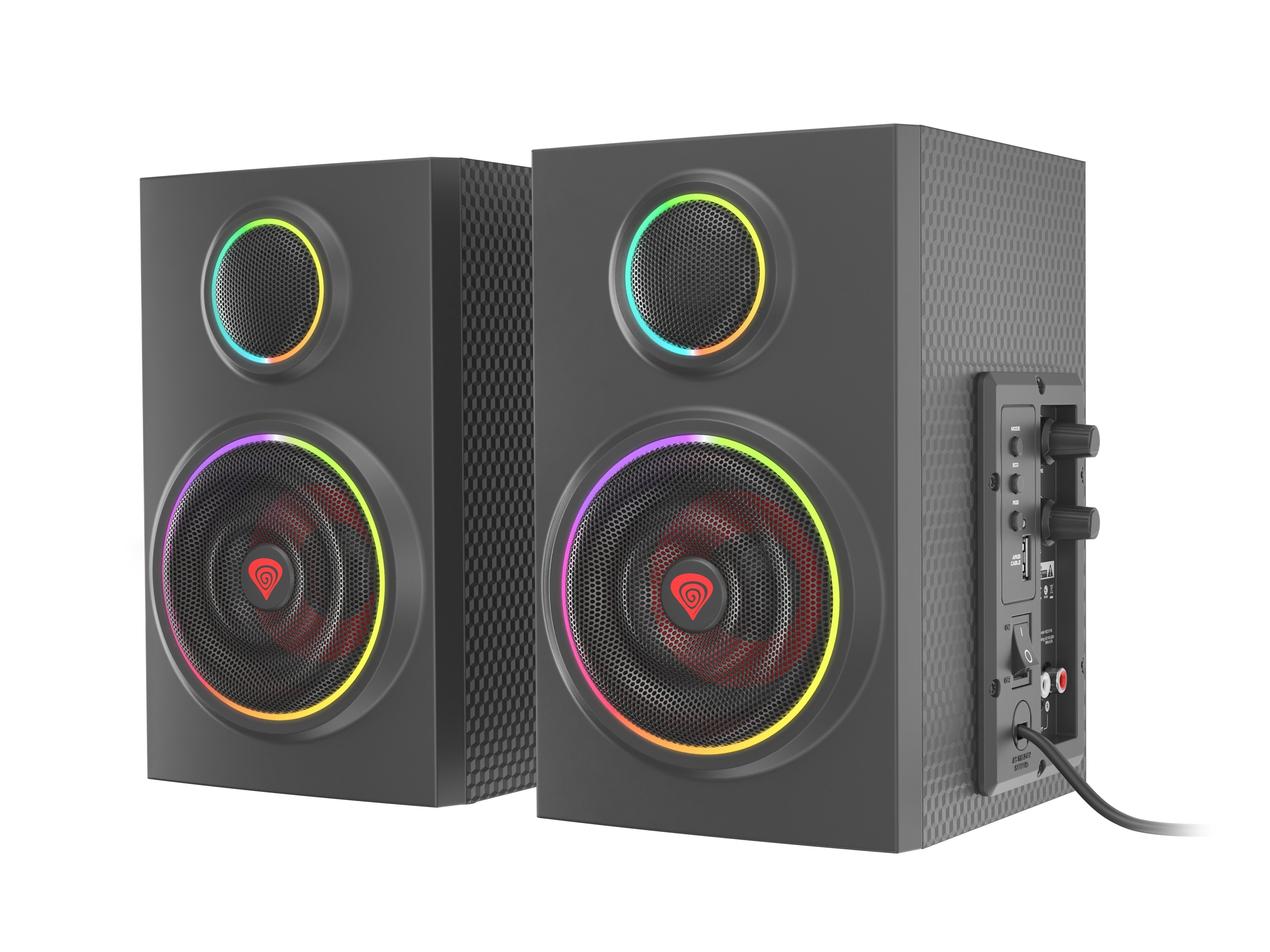 Altavoces Natec Genesis Helium 300bt 2.0 Bluetooth Argb