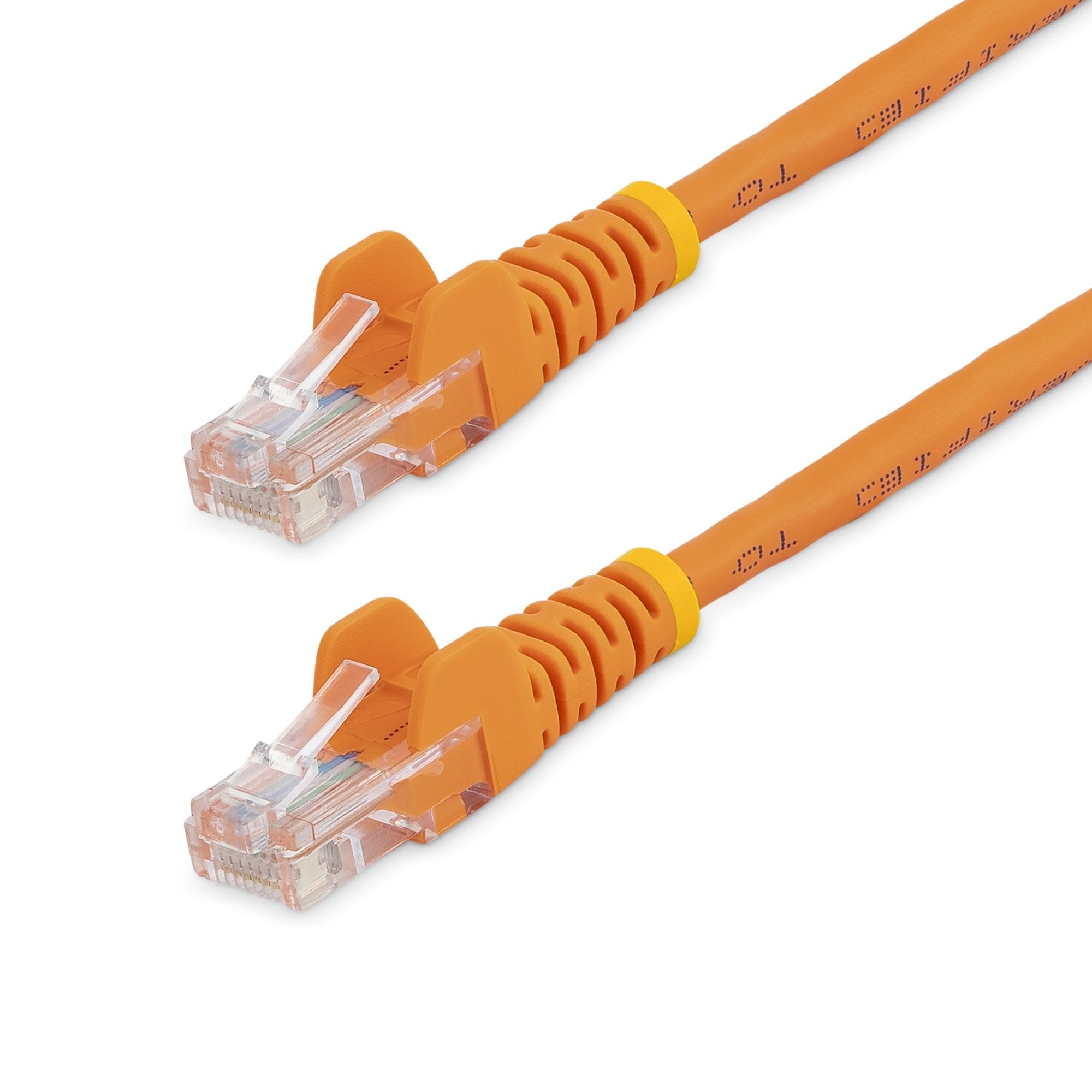Cable Red 0.5m Naranja Cat5e Cabl Ethernet Sin Enganche