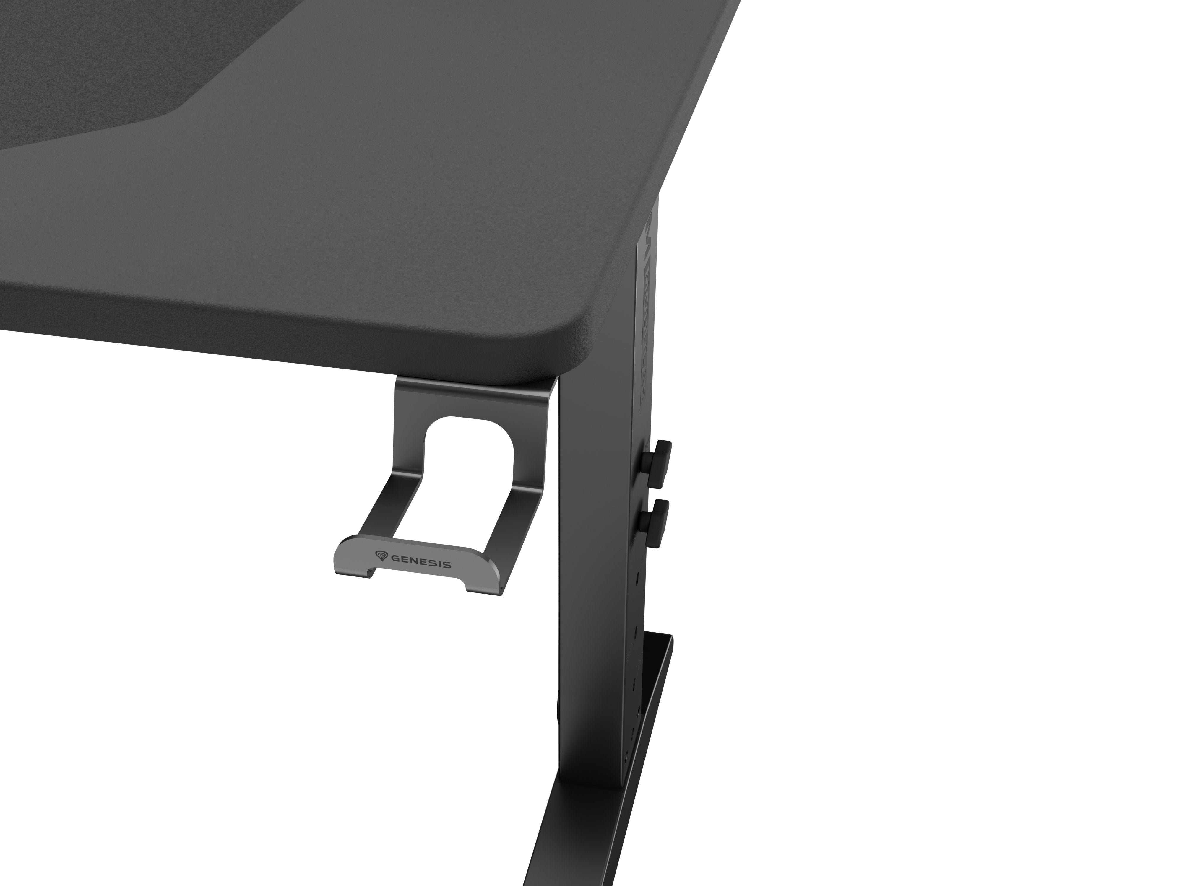 Mesa Gaming Genesis Holm Modular 120 Rgb Negro 120x75 Cm