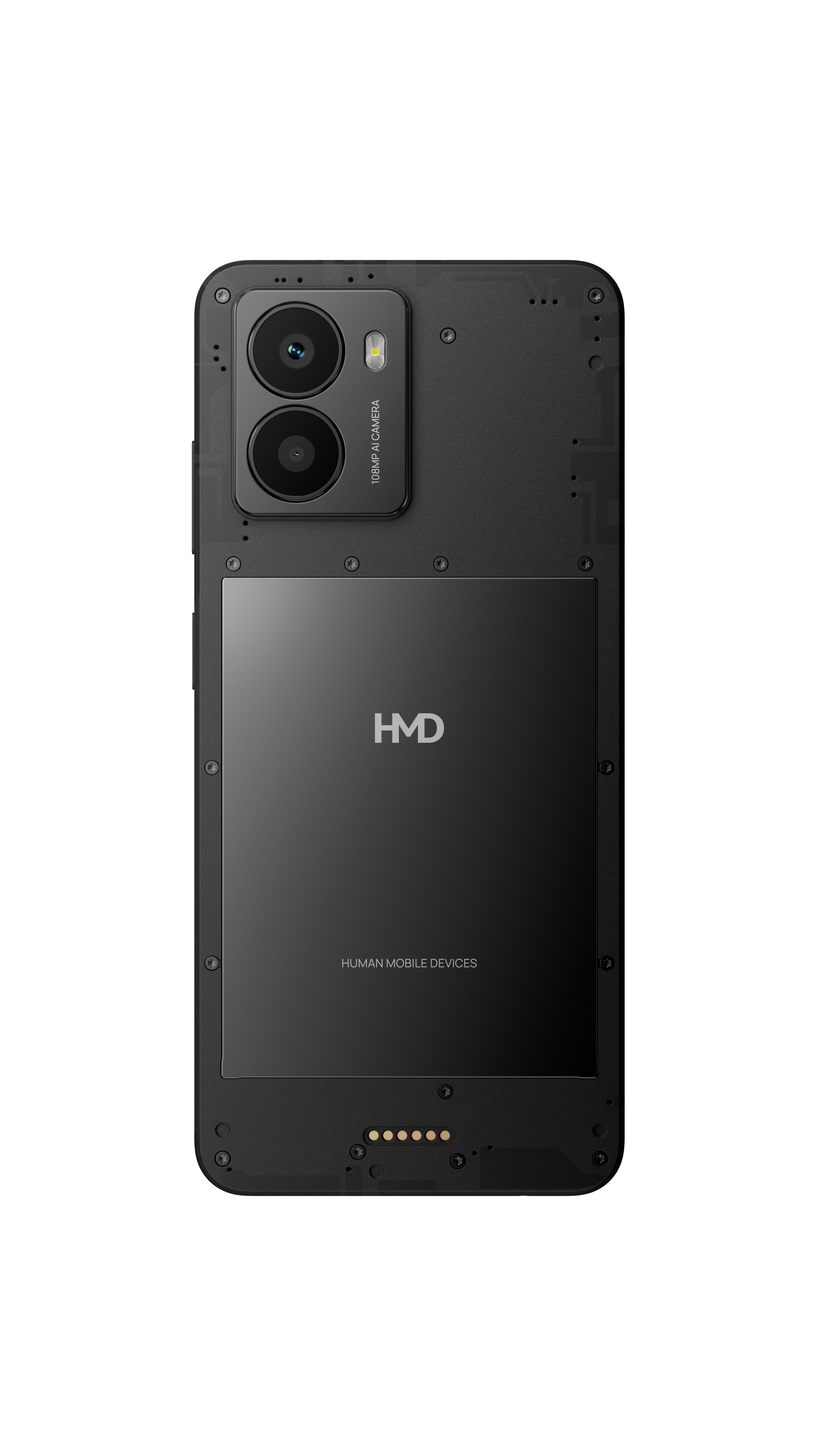 EAN 6438409103253 - HMD FUSION X1 DS TA-1672 6/128 FLASHY 16,7 cm (6.56") SIM doble 5G USB Tipo C 5000 mAh Negro imagen 1