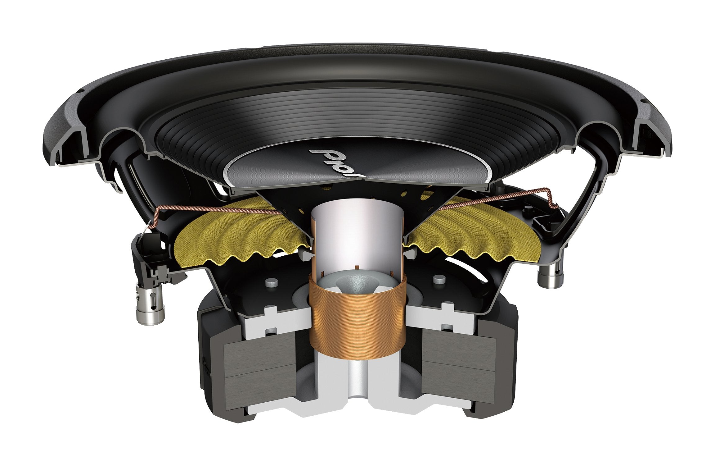 Pioneer Ts-A250d4 Subwoofer Con Doble Bobina Tipo Caja 1300w