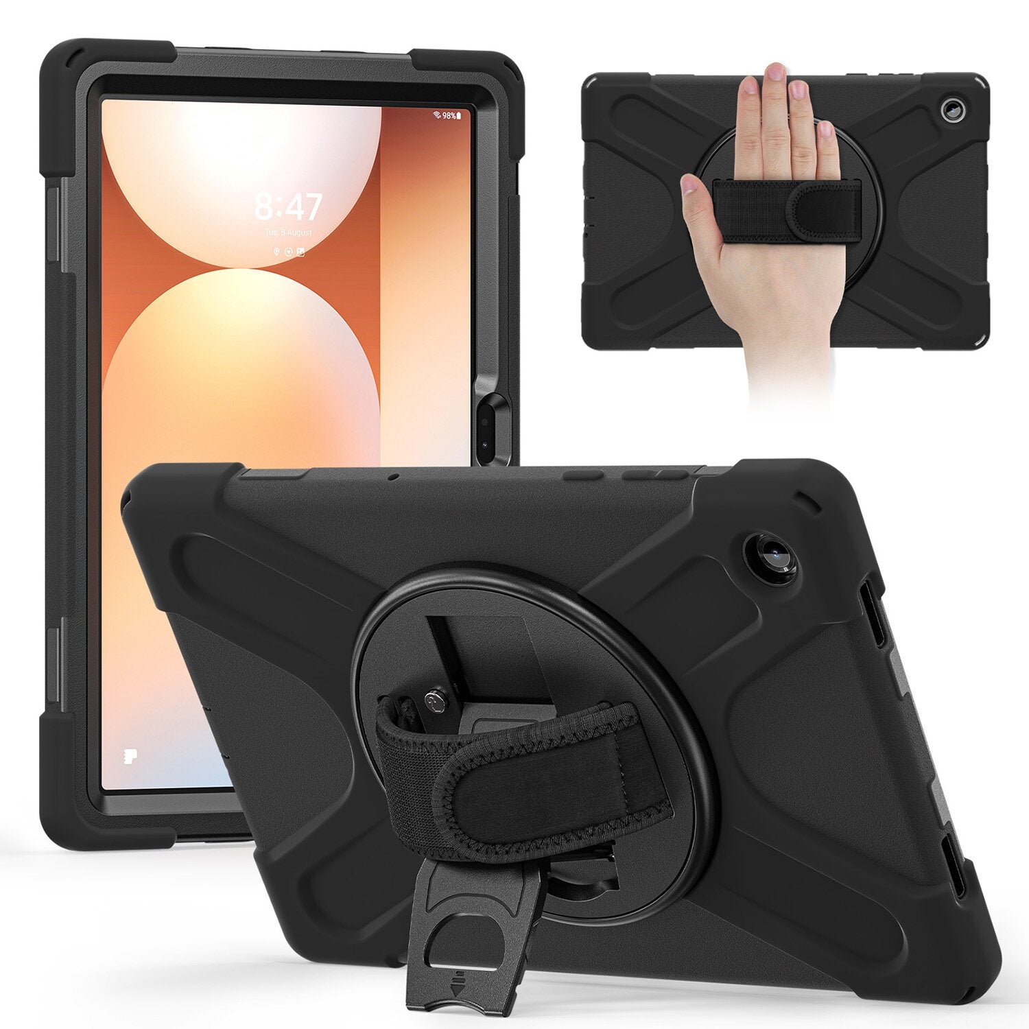 4smarts 541749 Funda Para Tablet 22,1 Cm (8.7") Negro