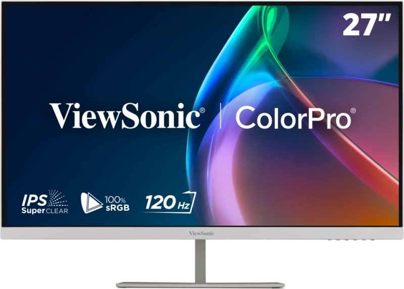Monitor Pantone 27" 120hz 2k Qhd Validado 100 Srgb Y Calibrado De F Brica Con Usb-C De 90w. Negro