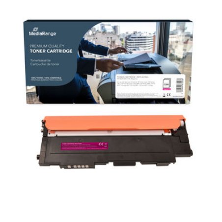 Mediarange Toner Hp Para W2073a 117a, 1.300 Copias, Magenta