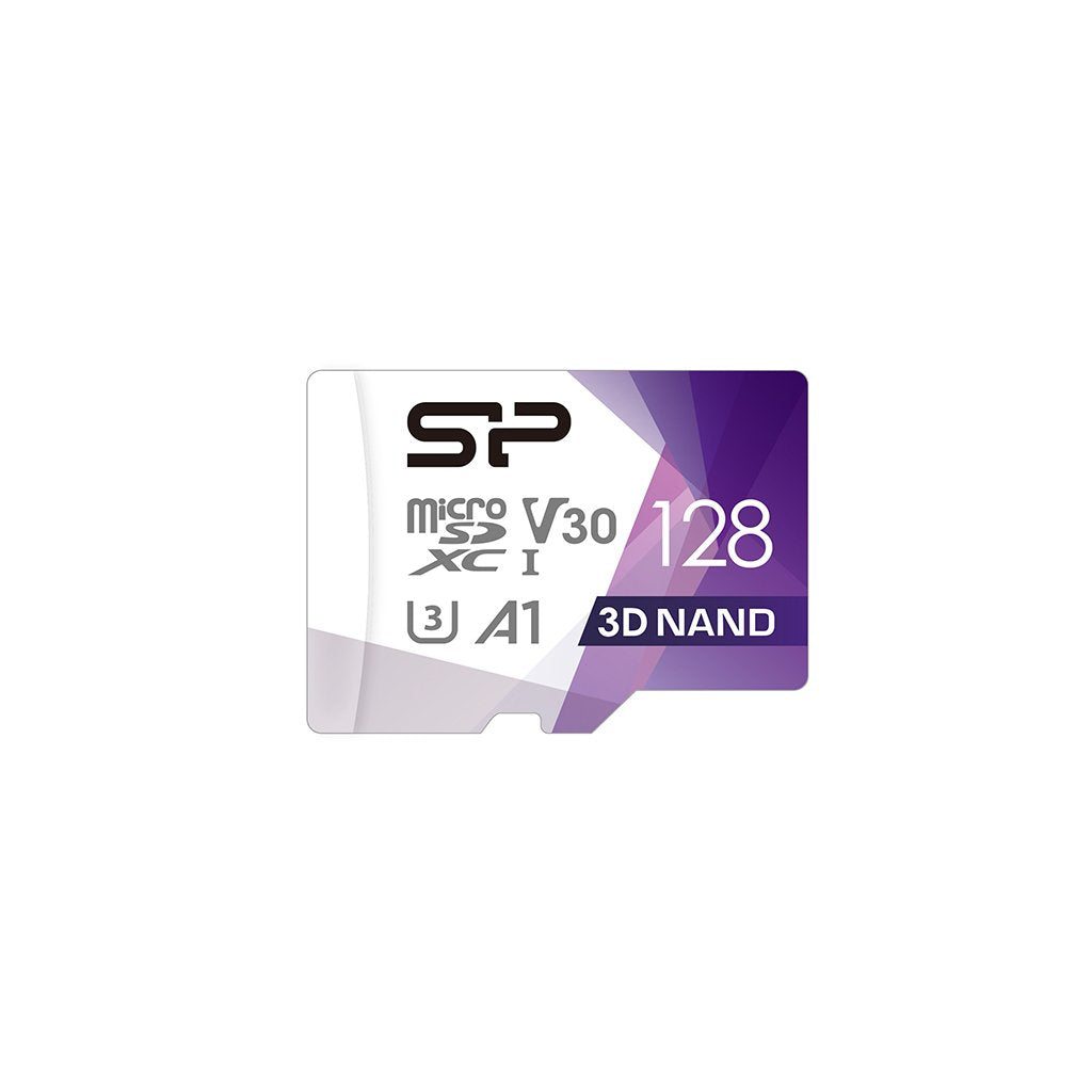 Silicon Power Memory Card Superior Pro Micro Sdxc 128gb Uhs-I U3 V30 +Adapter