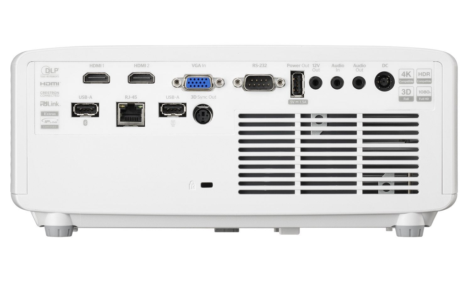 Proyector Láser Optoma Zh451 4600 Lúmenes Full Hd Hdmi-Vga-Rs232 Blanco