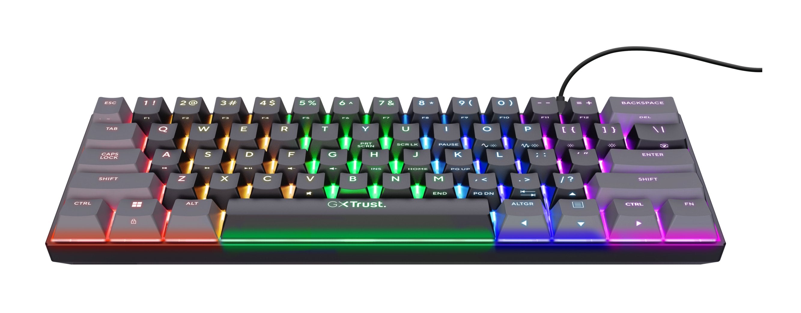 EAN 8713439248821 - Trust GXT 867 Acira teclado Juego USB QWERTY Inglés de EE. UU. Negro imagen 2