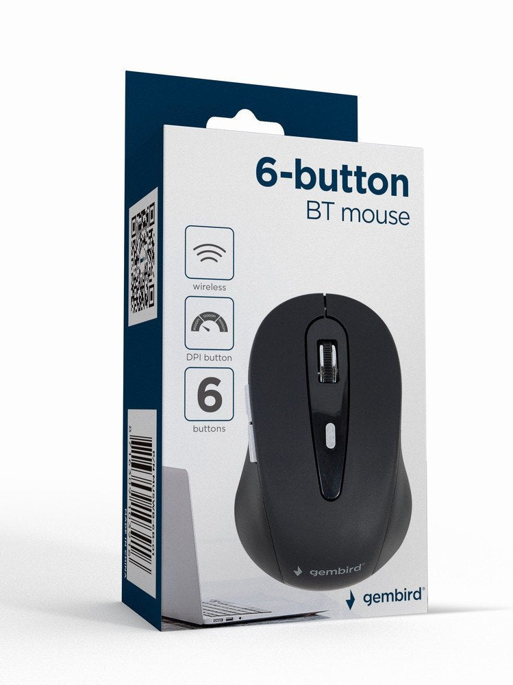 EAN 8716309103916 - Gembird MUSWB-6B-01 ratón Oficina mano derecha Bluetooth Óptico 1600 DPI imagen 4