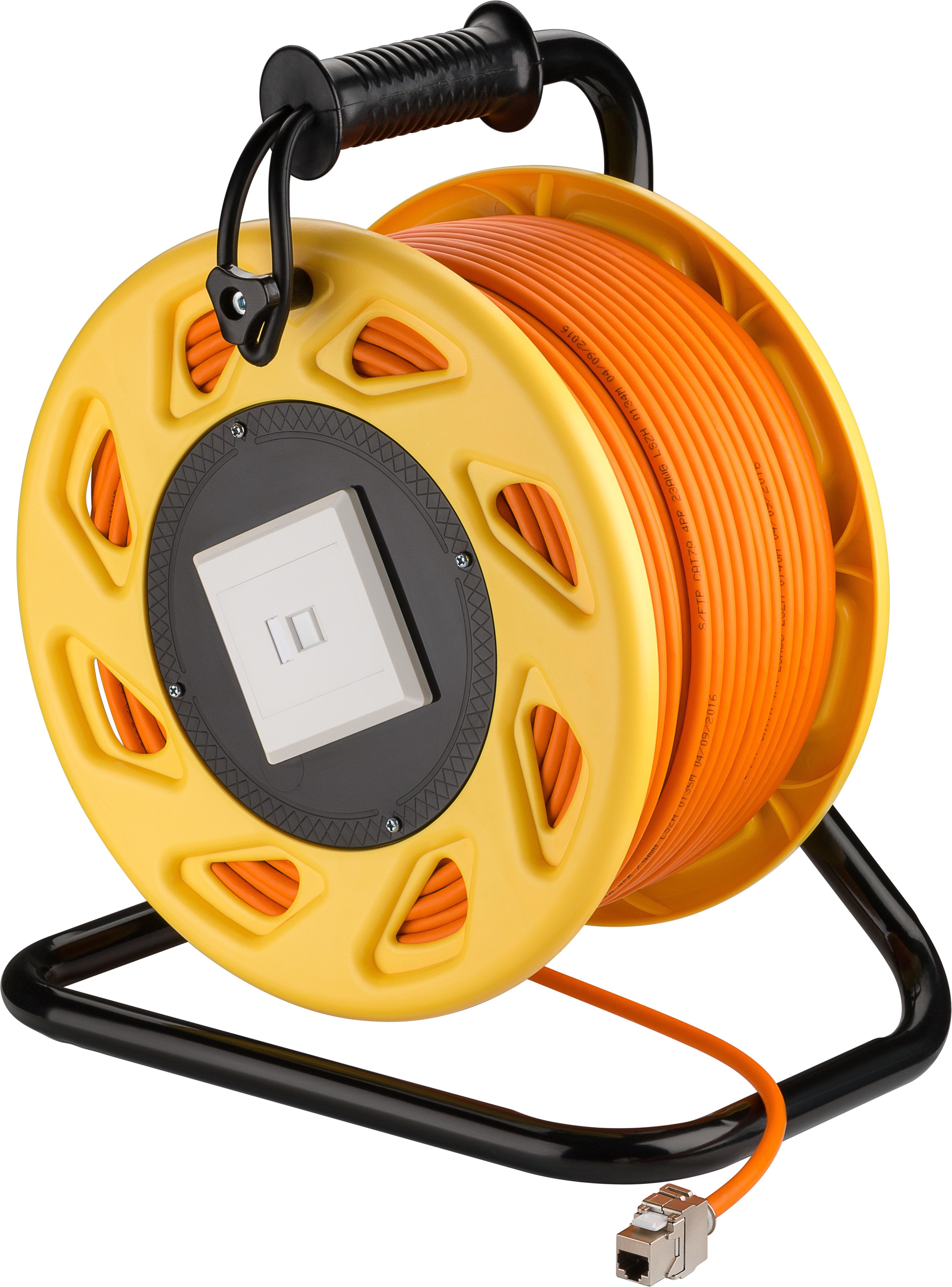Goobay Cable De Red Cat7a 50m S/Ftp (S-Stp) Naranja