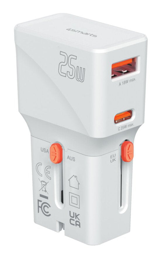 EAN 4252011912629 - 4smarts 541646 cargador de dispositivo móvil Universal Naranja, Blanco Corriente alterna Carga rápida Int imagen 1