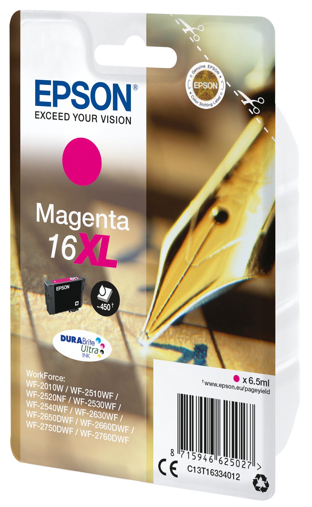 EAN 8715946625027 - Epson Pen and crossword C13T16334012 cartucho de tinta 1 pieza(s) Original Alto rendimiento (XL) imagen 2