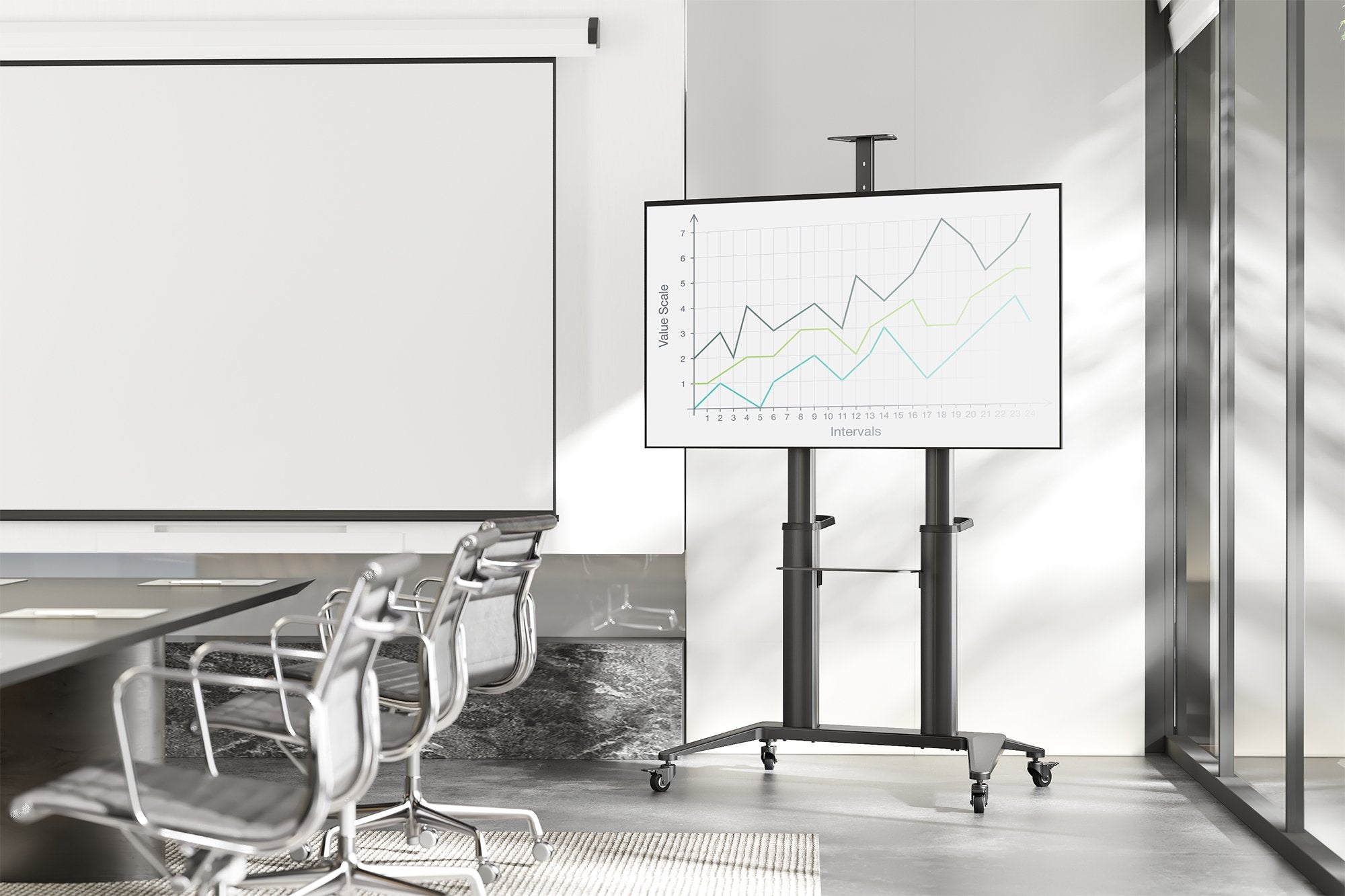 EAN 4016032487364 - Digitus DA-90452 soporte para TV 3,05 m (120") Negro imagen 4