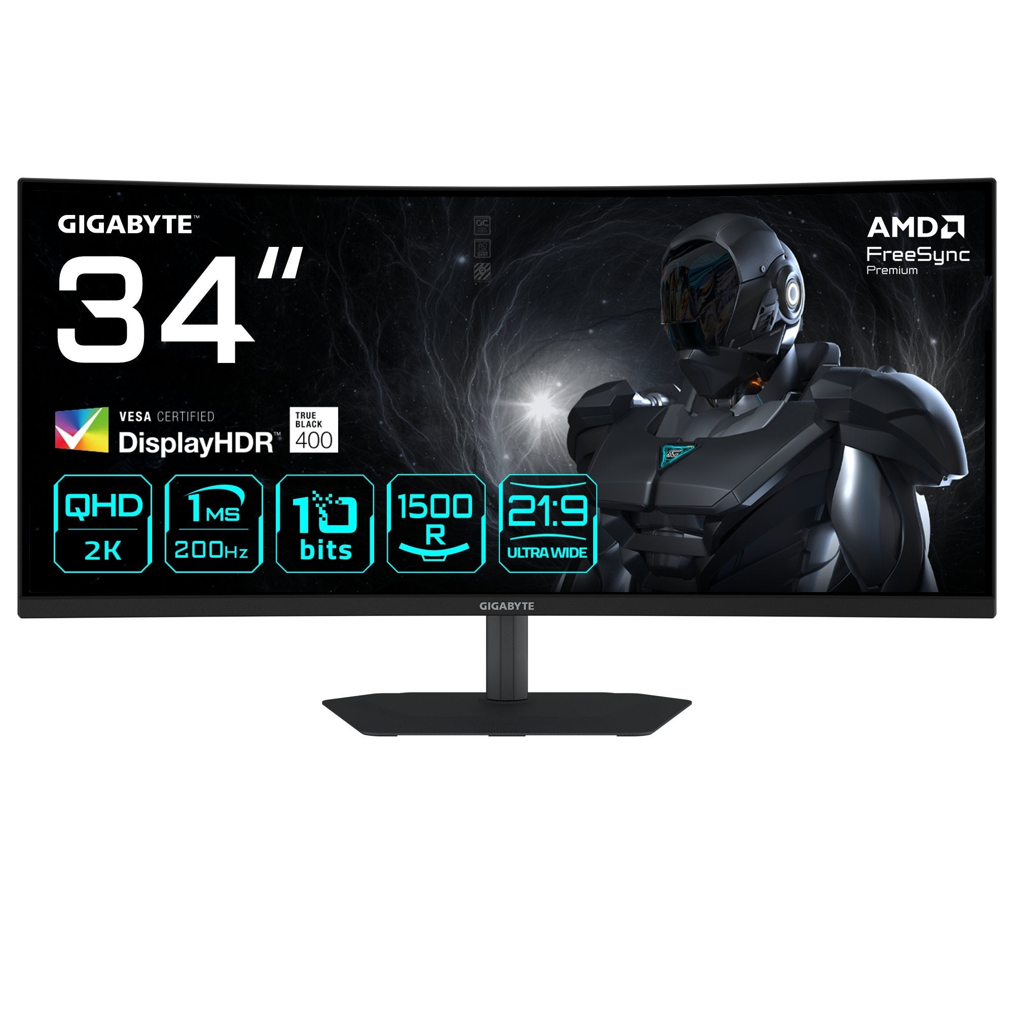 Gigabyte Gaming Monitor 34" G34wqc2 Ek