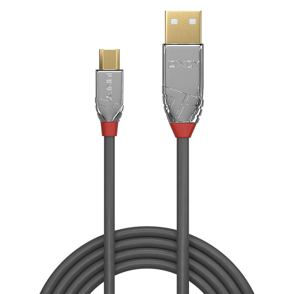 Lindy Usb 2.0 Cable Typ A/Micro-B Cromo Line M/M 3m