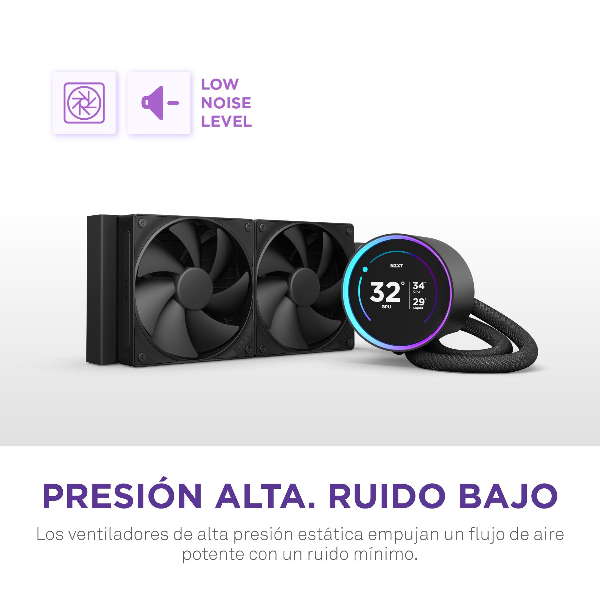 EAN 5056547204116 - NZXT Kraken Elite 240 Procesador Sistema de refrigeración líquida todo en uno 12 cm Negro 1 pieza(s) imagen 11