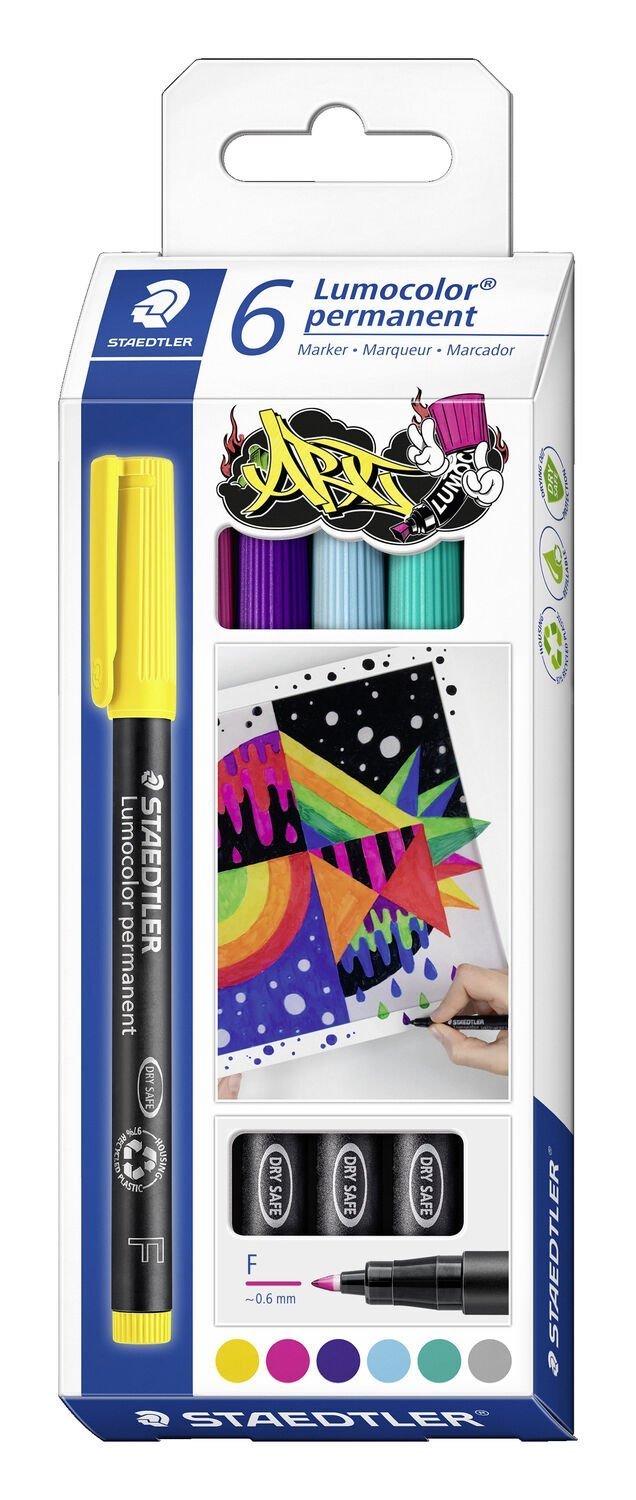 EAN 4007817086070 - Staedtler Lumocolor permanent pen 318 marcador permanente Amarillo 1 pieza(s) imagen 1