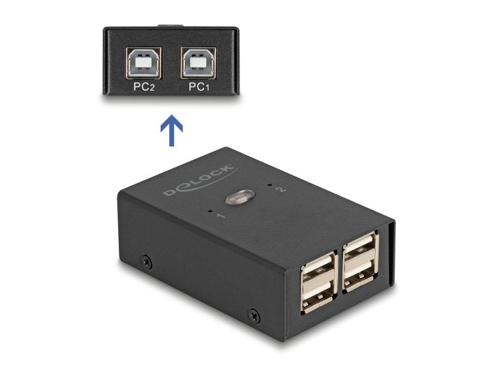 Delock Usb 2.0 Switch Für 2 Pc An 4 Geräten