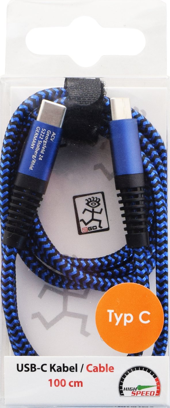 EAN 4010425971942 - 2GO 797194 cable USB USB 3.2 Gen 1 (3.1 Gen 1) 1 m USB C Azul imagen 2