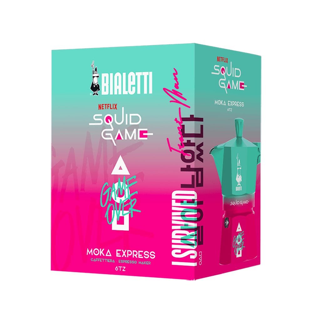 EAN 8006363077125 - Bialetti 0005393 cafetera manual Cafetera italiana Azul, Rosa imagen 3