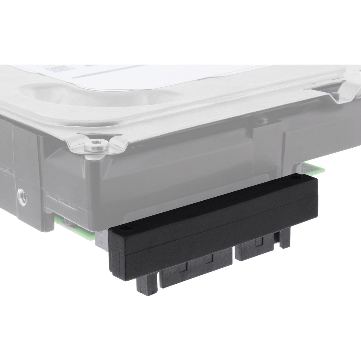 Adaptador Inline Sata, M/F, 22 Pines (15+7) En Ángulo Hacia Abajo