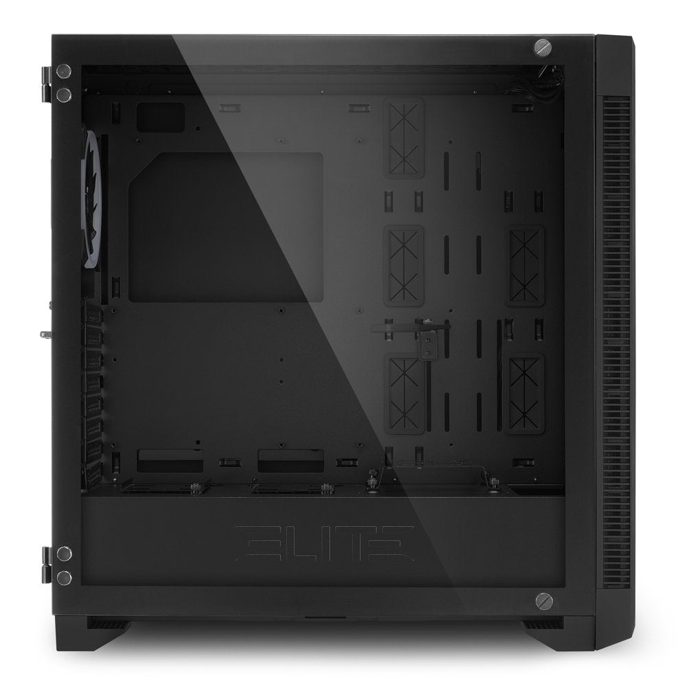 Caja Pc Sharkoon Elite Shark Ca200m, Big-Tower-Gehäuse Schwarz, Tempered Glass