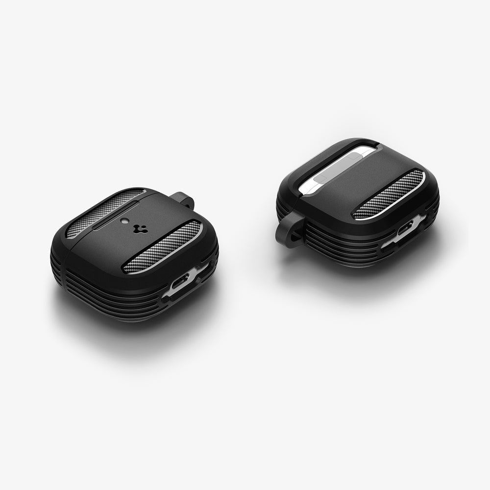 Spigen Rugged Armor Apple Airpods 4 Matte Black