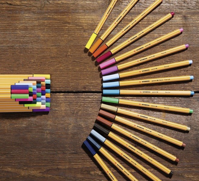 Stabilo Point 88 Rotulador Albaricoque -10u-