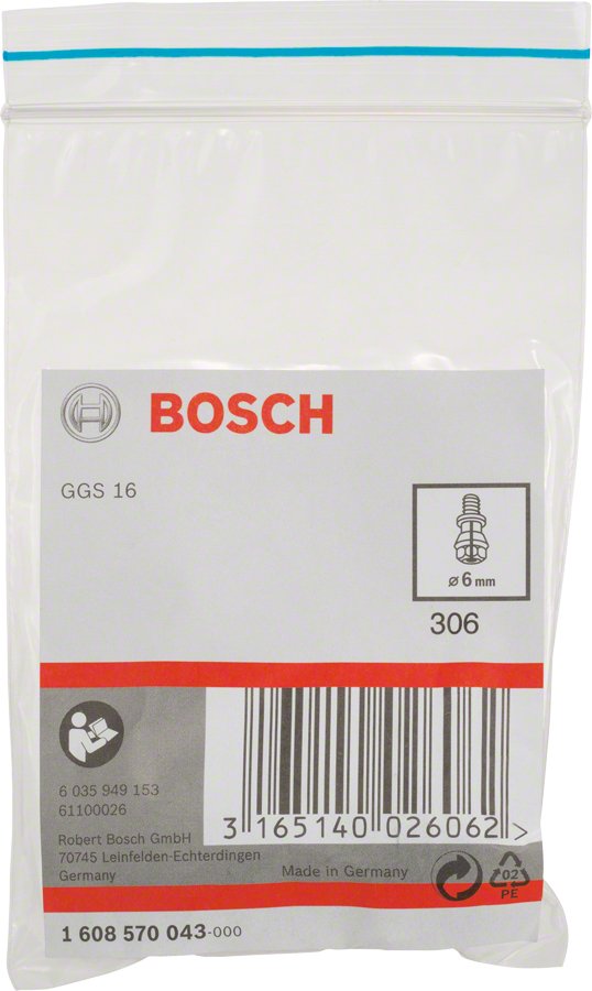 EAN 3165140057134 - Bosch 1 608 570 042 accesorio para amoladora angular Tuerca con reborde imagen 2