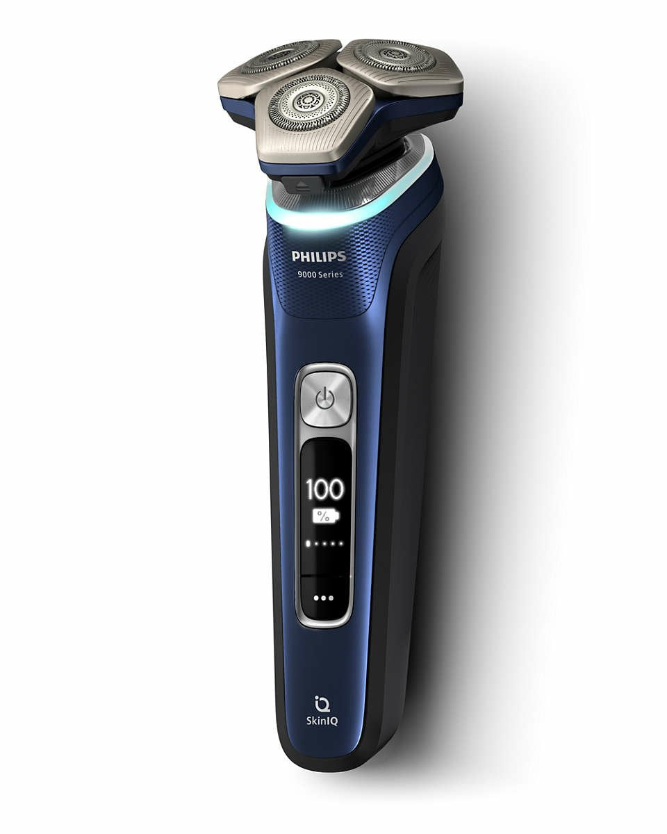 EAN 8720689033213 - Philips SHAVER Series 9000 S9980/54 afeitadora Máquina de afeitar de rotación Recortadora Negro, Azul imagen 3