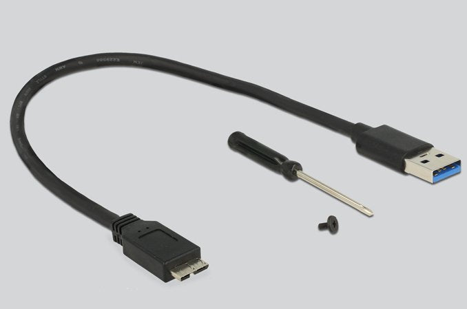 EAN 4043619425945 - DeLOCK 42594 caja para disco duro externo Caja externa para unidad de estado sólido (SSD) Negro, Plata M. imagen 4