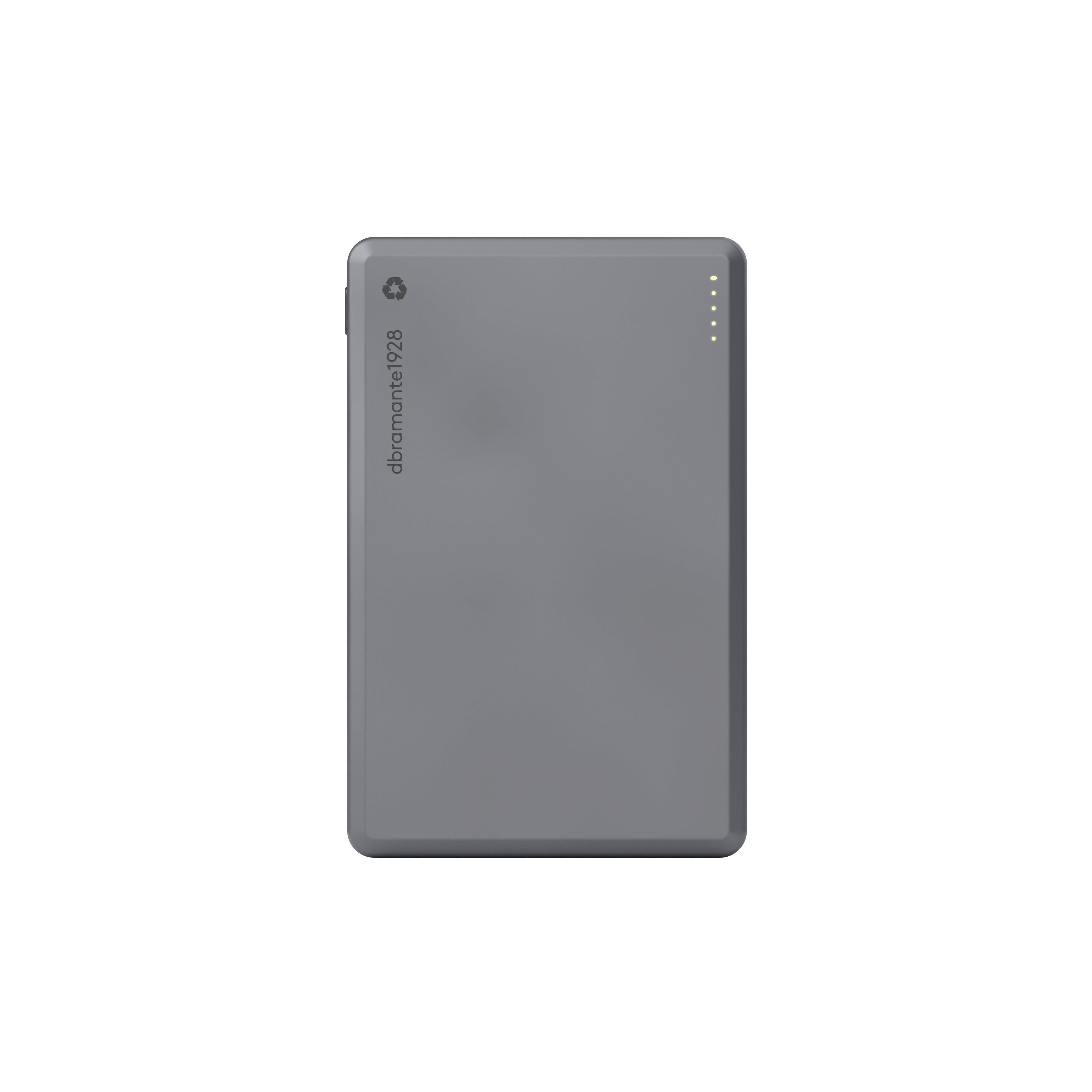 Cargador Inalámbrico Dbramante1928 Re-Charge 5000 Mah 20 Vatios 3 A (24 Pin Usb-C) Gris