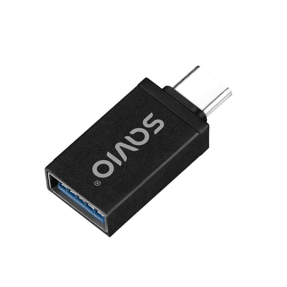 Adaptador Savio Ak-80 Usb-A 3.1 Usb-C 3.1 Black Negro/5 Gbp