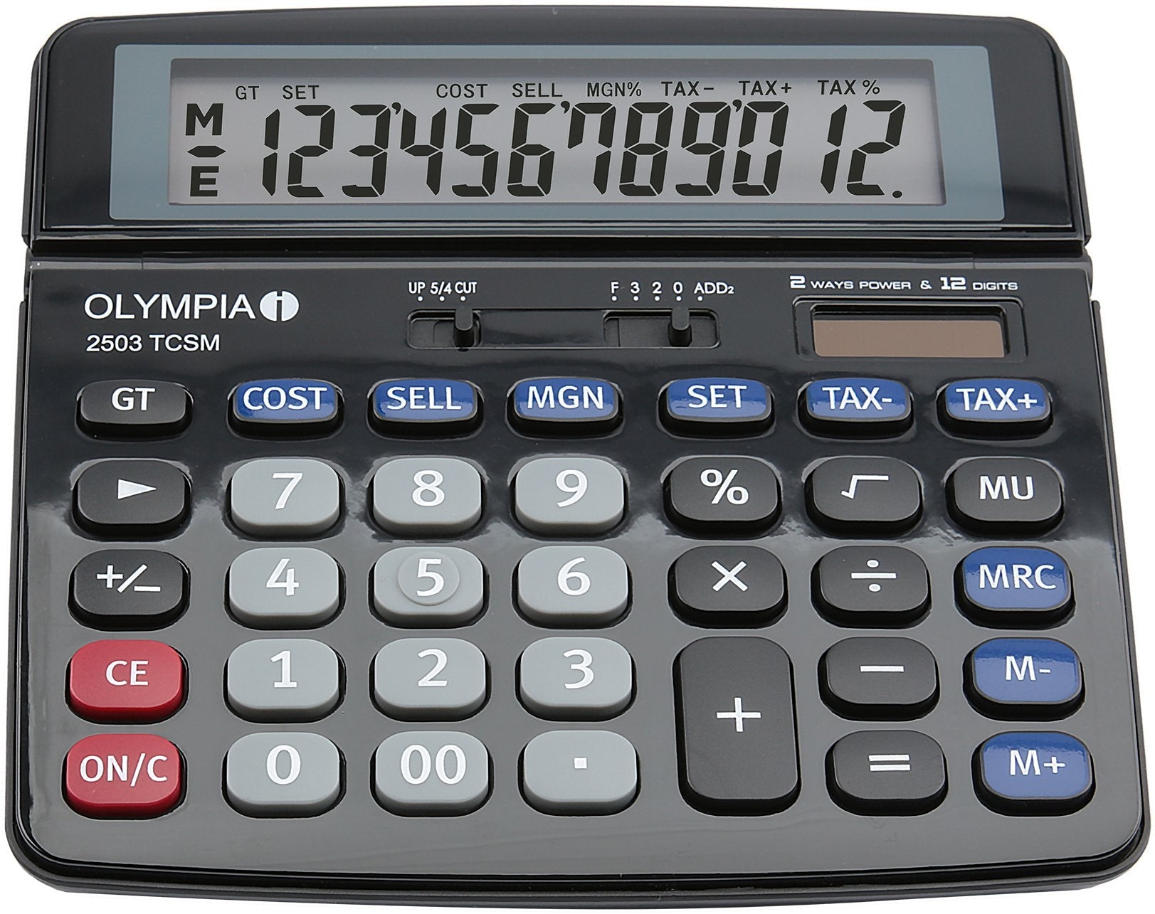 EAN 4030152401826 - Olympia 2502 calculadora Escritorio Calculadora básica Negro, Azul, Gris imagen 2