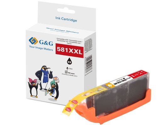 G&G Xxl-Cartucho Compatible Con Canon Cli-581bk Xxl