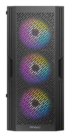 Caja Gaming Antec Ax20 Matx 2xusb 2.0 Sin Fte Negro Rgb