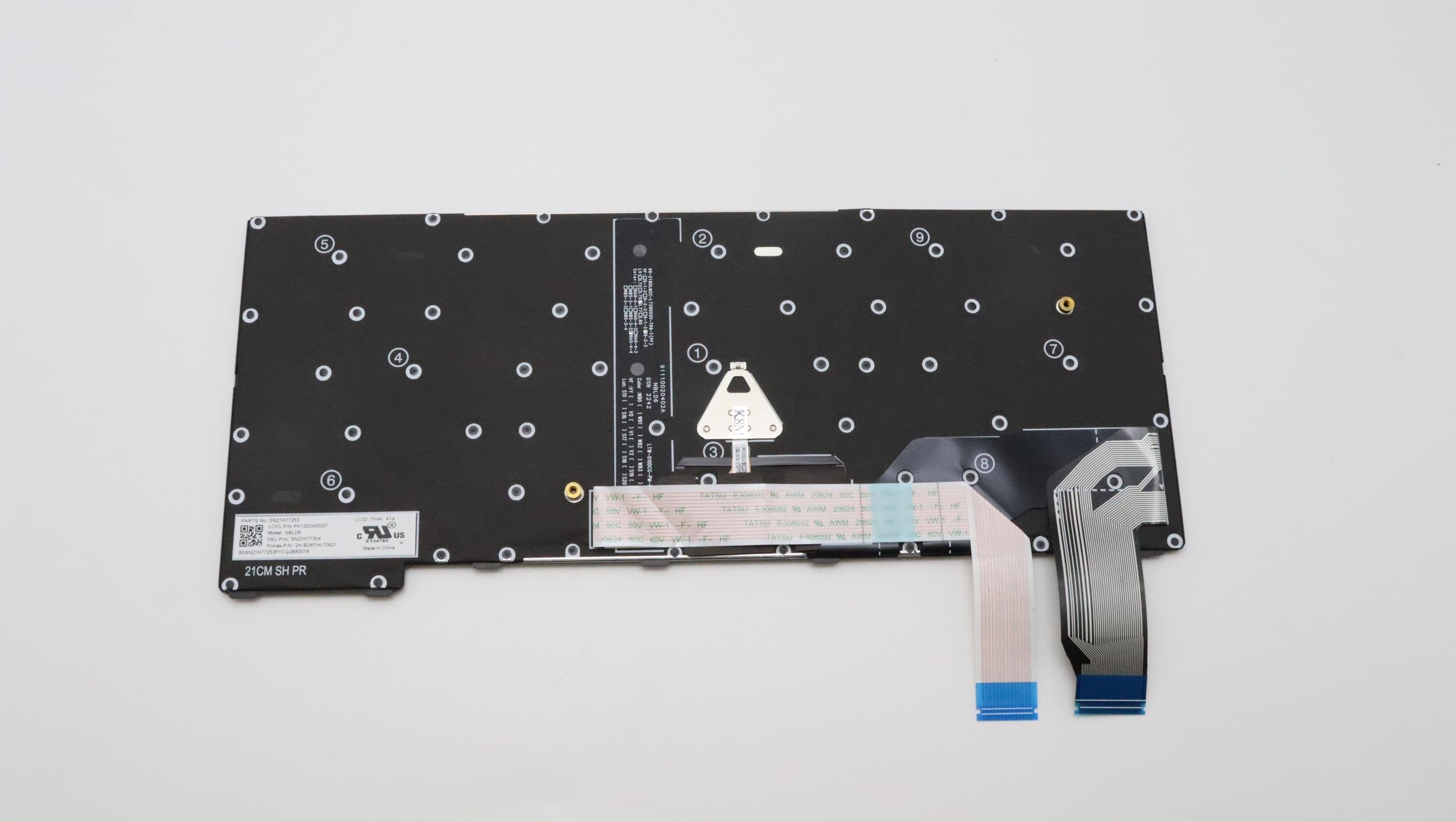 EAN 5715063011140 - Lenovo 5N21H76825 refacción para laptop Teclado imagen 1
