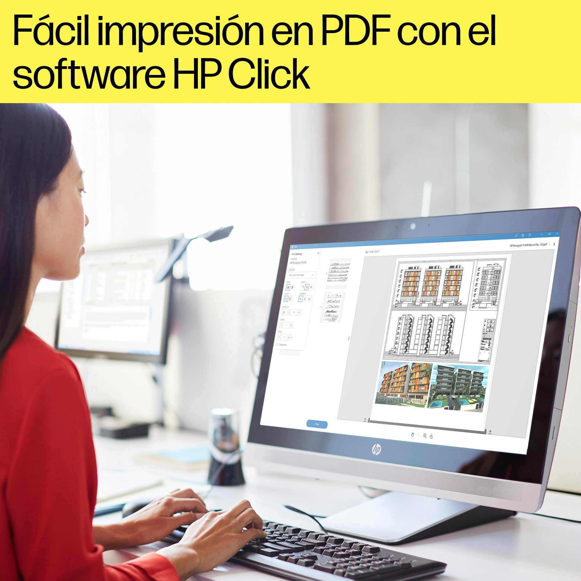 EAN 193905891405 - HP Designjet T2600 36-in PostScript Multifunction Printer impresora de gran formato Inyección de tinta tér imagen 12