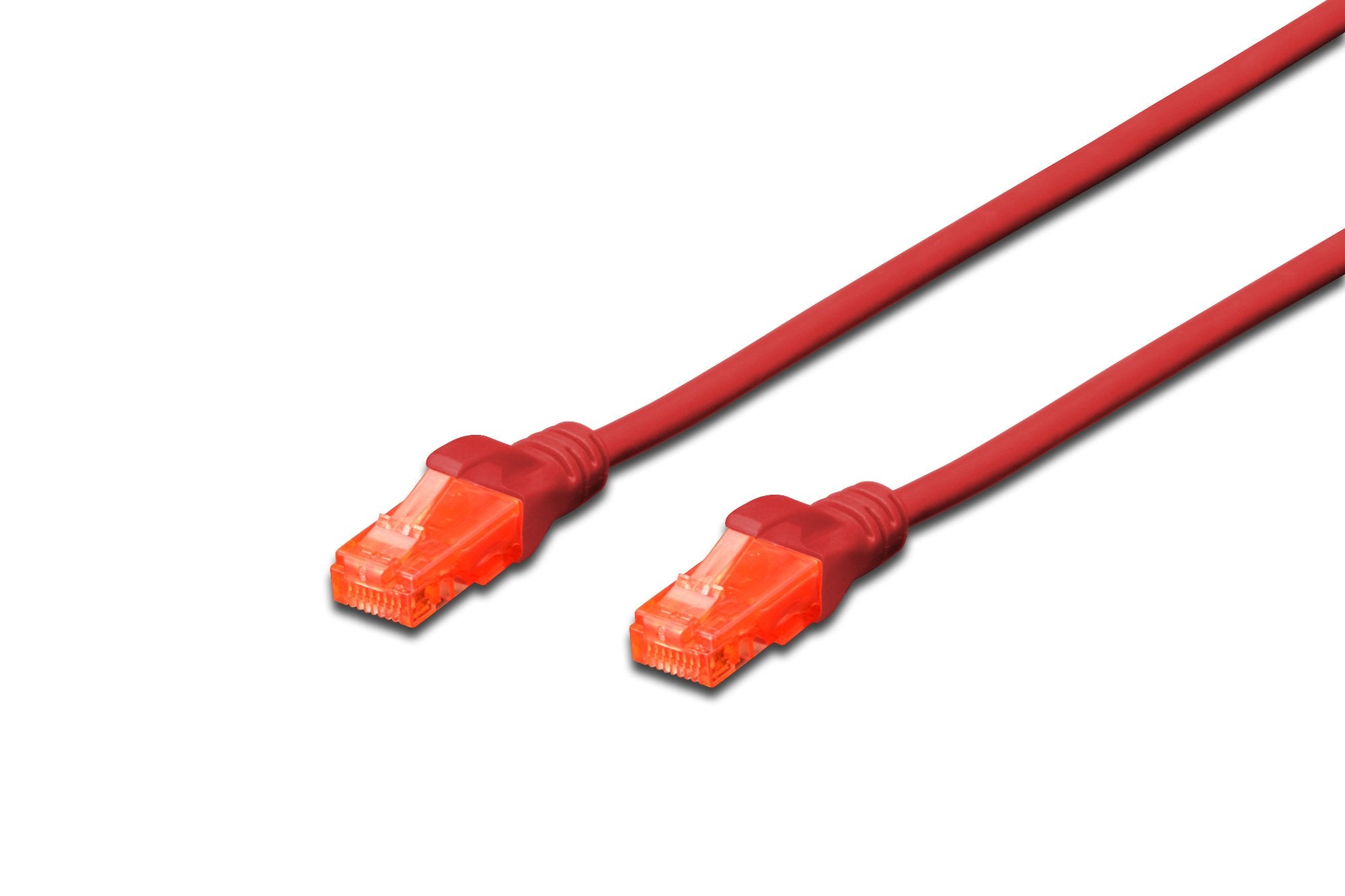 EAN 4016032387572 - Digitus DK-1617-0025/R cable de red Rojo 0,25 m Cat6 U/UTP (UTP) imagen 1