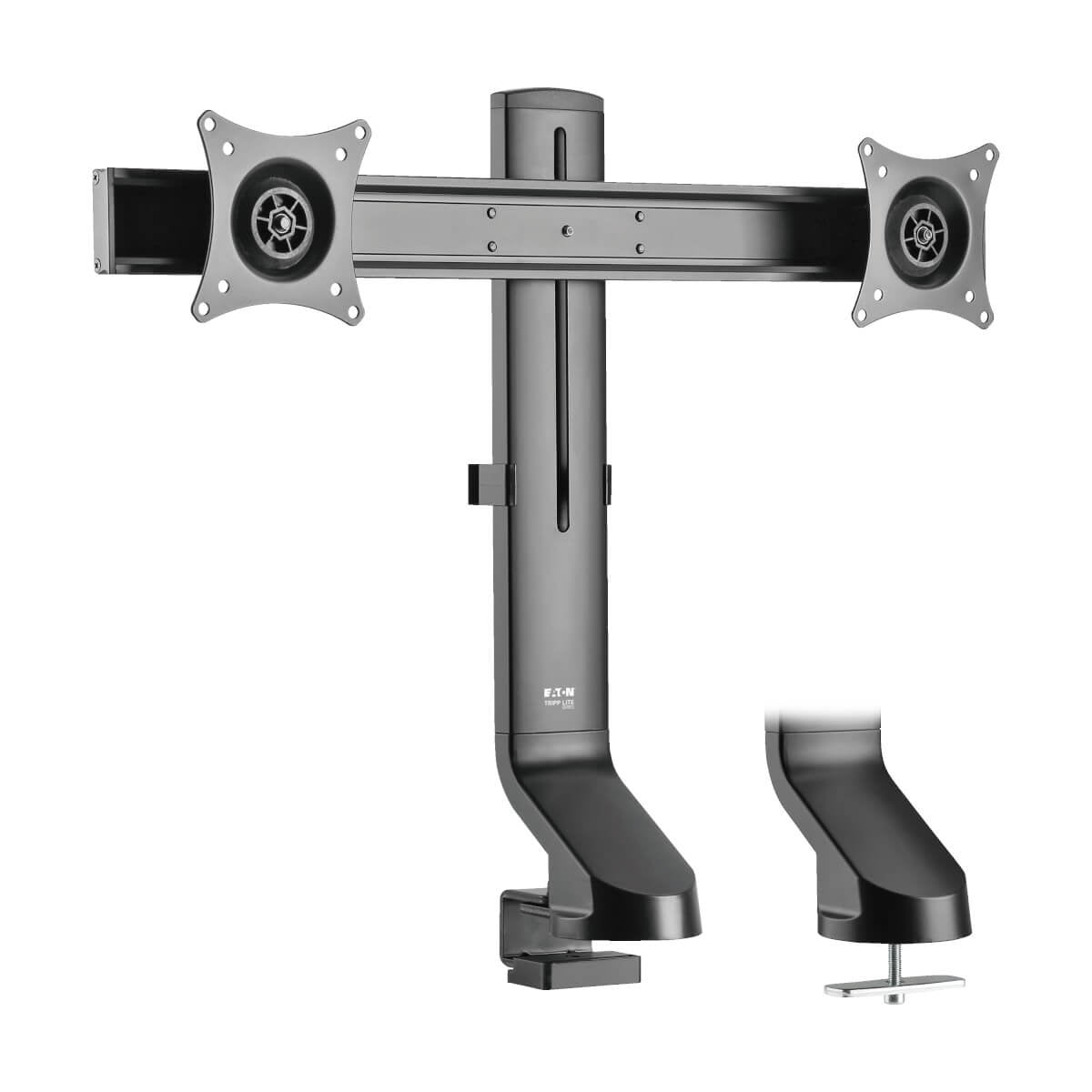 Eaton Tripplite Series Dual-Display Monitor Arm With Desk Cl