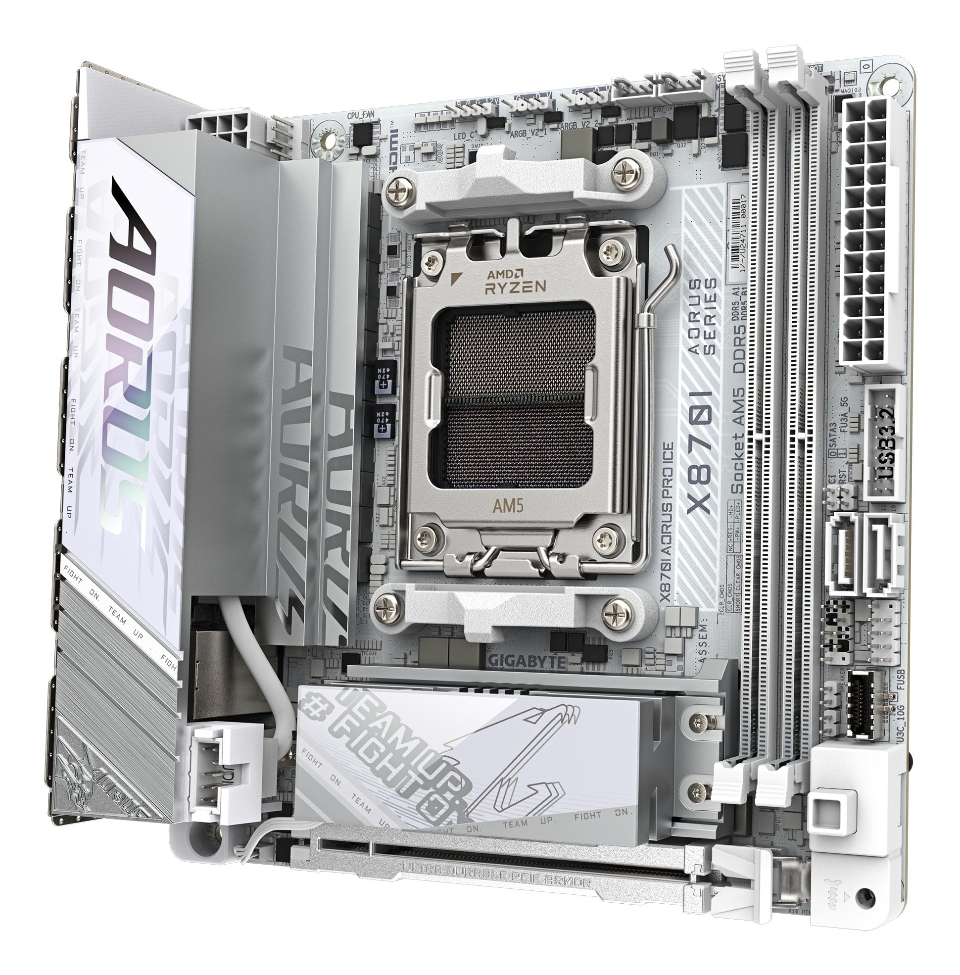 EAN 4719331866112 - GIGABYTE X870I AORUS PRO ICE placa base AMD X870 Zócalo AM5 Micro ITX imagen 3