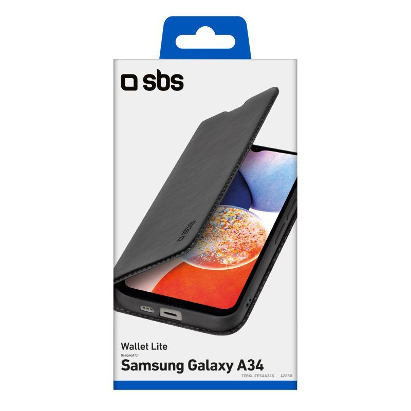 Sbs Tebklitesaa34k Funda Para Galaxy A34 (6.6") Folio Negro