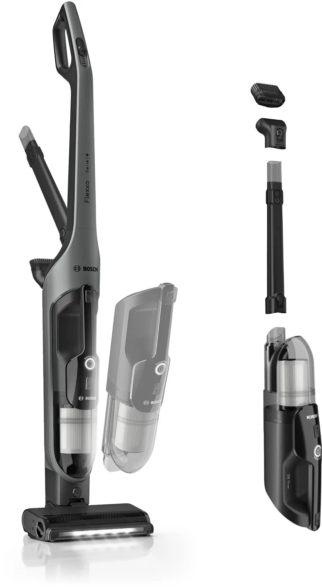 Aspirador Escoba Flexxo Serie 4 Bhh4gn28